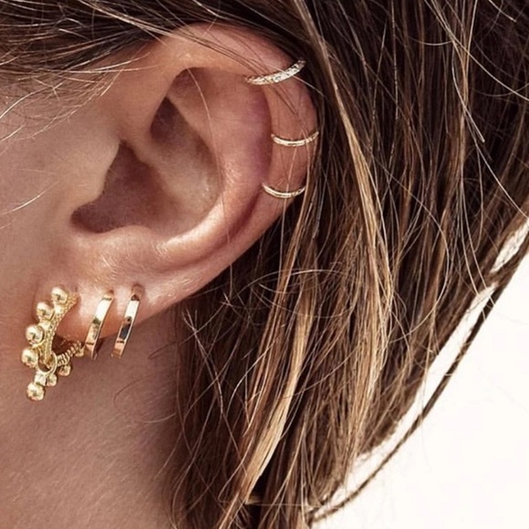 925 Sterling Silver Triple Ear Cuff - Picture 2 of 5